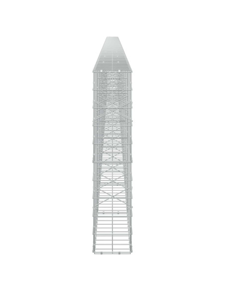 Gabione con Filo da 3,5 mm e Rete da 10x10 cm 1150x20x100 cm