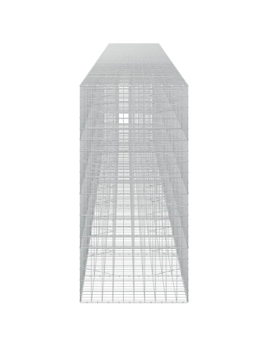 Gabione con Filo da 3,5 mm e Rete da 10x10 cm 1200x100x200 cm