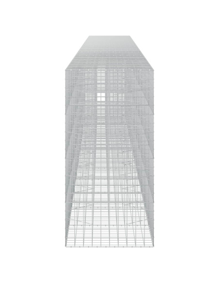 Gabione con Filo da 3,5 mm e Rete da 10x10 cm 1200x100x200 cm