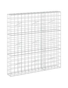 Gabione con Filo da 3,5 mm e Rete da 10x10 cm 150x20x150 cm 2