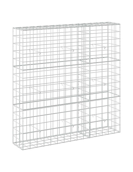 Gabione con Filo da 3,5 mm e Rete da 10x10 cm 150x30x150 cm