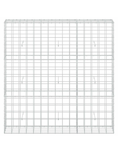 Gabione con Filo da 3,5 mm e Rete da 10x10 cm 150x30x150 cm