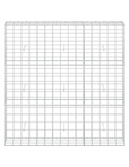 Gabione con Filo da 3,5 mm e Rete da 10x10 cm 150x30x150 cm
