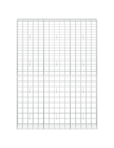 Gabione con Filo da 3,5 mm e Rete da 10x10 cm 150x30x200 cm