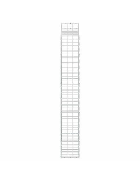 Gabione con Filo da 3,5 mm e Rete da 10x10 cm 150x30x200 cm