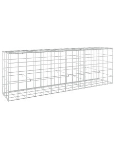 Gabione con Filo da 3,5 mm e Rete da 10x10 cm 150x30x50 cm 2