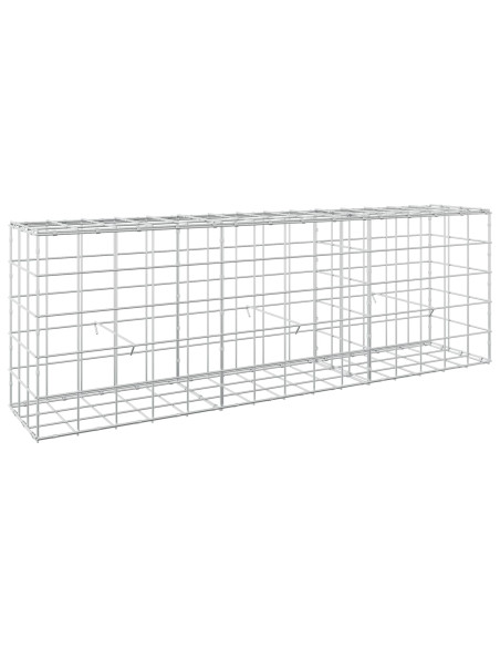 Gabione con Filo da 3,5 mm e Rete da 10x10 cm 150x30x50 cm
