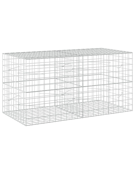 Gabione con Filo da 3,5 mm e Rete da 10x10 cm 200x100x100 cm