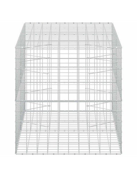Gabione con Filo da 3,5 mm e Rete da 10x10 cm 200x100x100 cm
