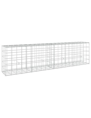 Gabione con Filo da 3,5 mm e Rete da 10x10 cm 200x30x50 cm