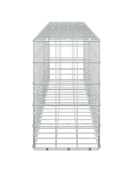Gabione con Filo da 3,5 mm e Rete da 10x10 cm 200x30x50 cm