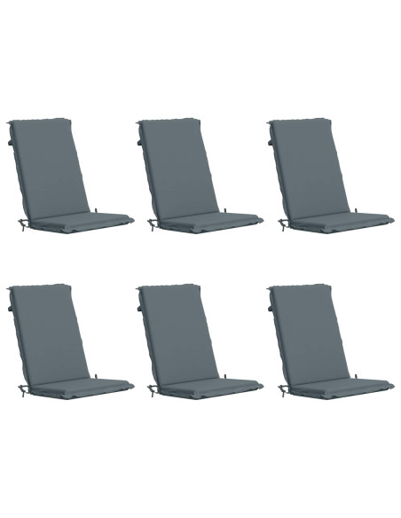 Cuscino per sedia a schienale alto GEMERT 6 pz 100% Poliestere
