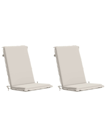 Cuscino per sedia a schienale alto GEMERT 2 pz 100% Poliestere