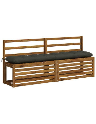 Cuscino per panchina VIANEN 100% Poliestere Antracite