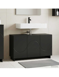 Mobile da bagno Nero 101 x 41 x 58 cm Legno multistrato