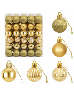 Set di Palline di Natale 150 pz Oro 3 cm Polistirolo