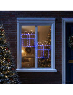 Luci natalizie a sagoma per finestra LOVIISA 2 pz 160 LED