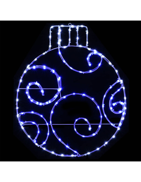 Sfera natalizia a LED LOVIISA 160 LED Blu 55 x 65 cm
