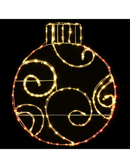 Sfera natalizia a LED LOVIISA 160 LED Rosso 55 x 65 cm