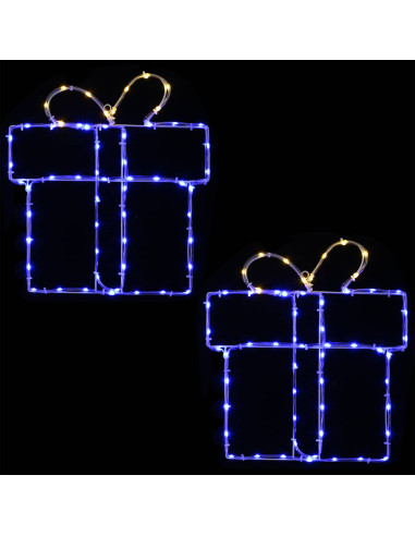 Luci natalizie a sagoma per finestra LOVIISA 2 pz 160 LED