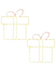 Luci natalizie a sagoma per finestra LOVIISA 2 pz 160 LED 2