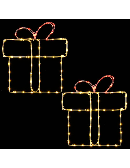 Luci natalizie a sagoma per finestra LOVIISA 2 pz 160 LED