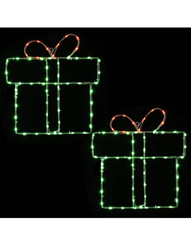 Luci natalizie a sagoma per finestra LOVIISA 2 pz 160 LED