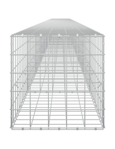 Gabione con filo da 5 mm e rete 10x10 cm 850x50x50 cm