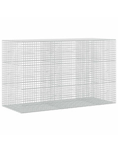 Gabione con filo da 5 mm e rete da 5x5 cm 250x100x150 cm 2