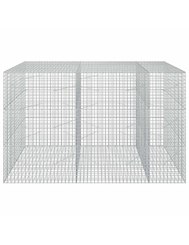 Gabione con filo da 5 mm e rete da 5x5 cm 250x100x150 cm