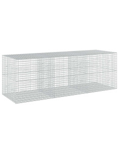 Gabione con filo da 5 mm e rete da 5x5 cm 300x100x100 cm 2