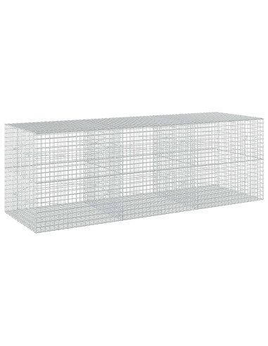 Gabione con filo da 5 mm e rete da 5x5 cm 300x100x100 cm
