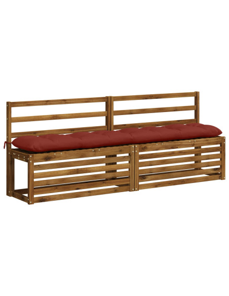 Cuscino per panchina VIANEN 100% Poliestere Rosso