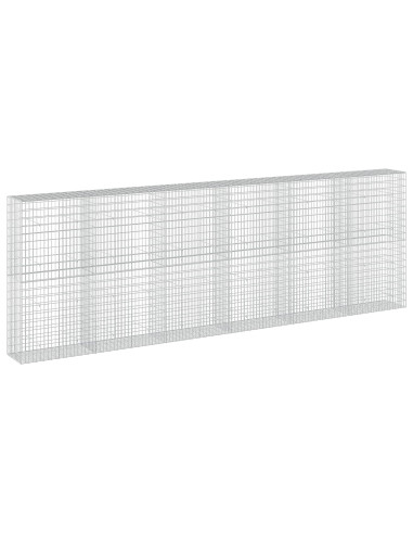 Gabione con Filo da 3,5 mm e Rete da 5x10 cm 600x50x200 cm