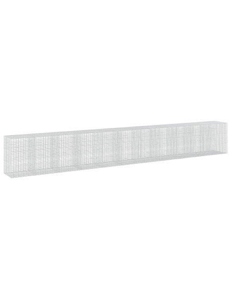 Gabione con Filo da 3,5 mm e Rete da 5x10 cm 1100x100x150 cm