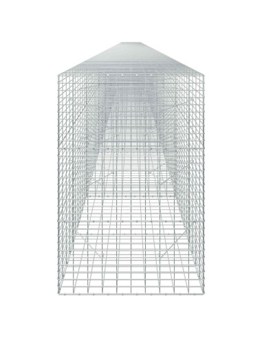 Gabione con Filo da 3,5 mm e Rete da 5x10 cm 1100x100x150 cm