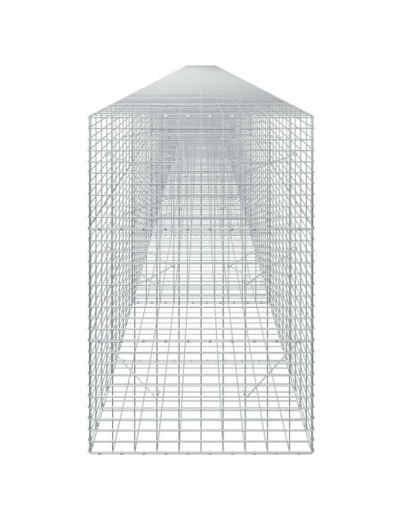 Gabione con Filo da 3,5 mm e Rete da 5x10 cm 1100x100x150 cm