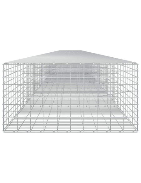 Gabione con Filo da 3,5 mm e Rete da 5x10 cm 1200x100x50 cm