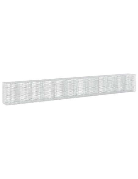 Gabione con Filo da 3,5 mm e Rete da 5x10 cm 1200x100x150 cm