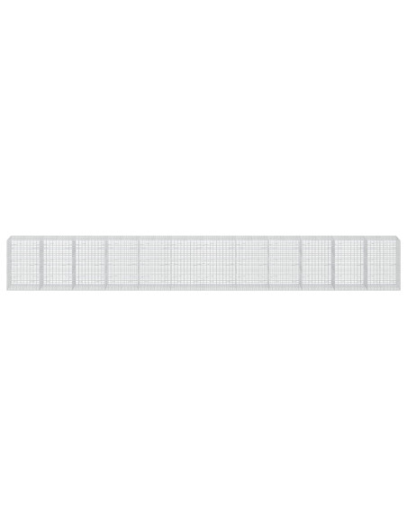 Gabione con Filo da 3,5 mm e Rete da 5x10 cm 1200x100x150 cm