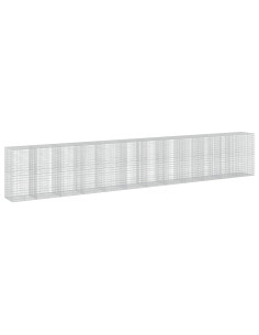 Gabione con Filo da 3,5 mm e Rete da 5x10 cm 1200x100x200 cm 2