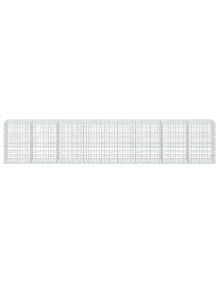 Gabione con Filo da 3,5 mm e Rete da 5x10 cm 800x100x150 cm