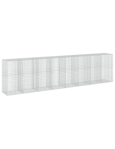 Gabione con Filo da 3,5 mm e Rete da 5x10 cm 800x100x200 cm