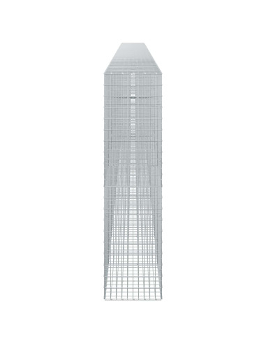 Gabione con Filo da 3,5 mm e Rete da 5x10 cm 1050x50x200 cm