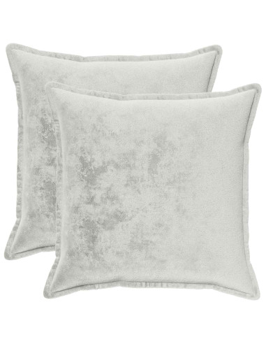Federa 2 pcs HOUTEN Grigio Chiaro 70 x 70 cm Flanella