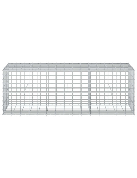 Gabione con Filo da 3,5 mm e Rete da 5x10 cm 150x50x50 cm