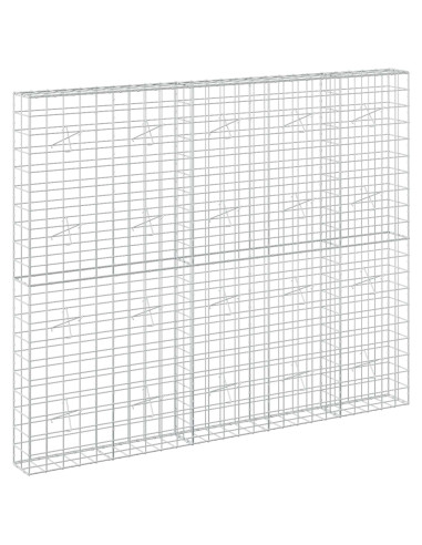 Gabione con Filo da 3,5 mm e Rete da 10x10 cm 250x20x200 cm