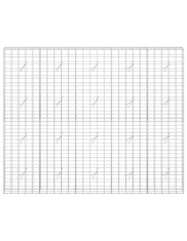 Gabione con Filo da 3,5 mm e Rete da 10x10 cm 250x20x200 cm