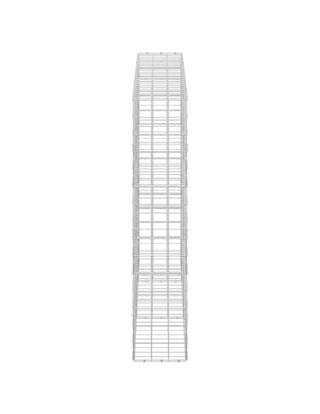 Gabione con Filo da 3,5 mm e Rete da 10x10 cm 250x30x150 cm