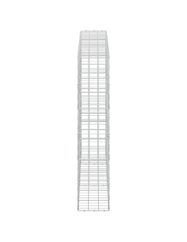Gabione con Filo da 3,5 mm e Rete da 10x10 cm 250x30x150 cm